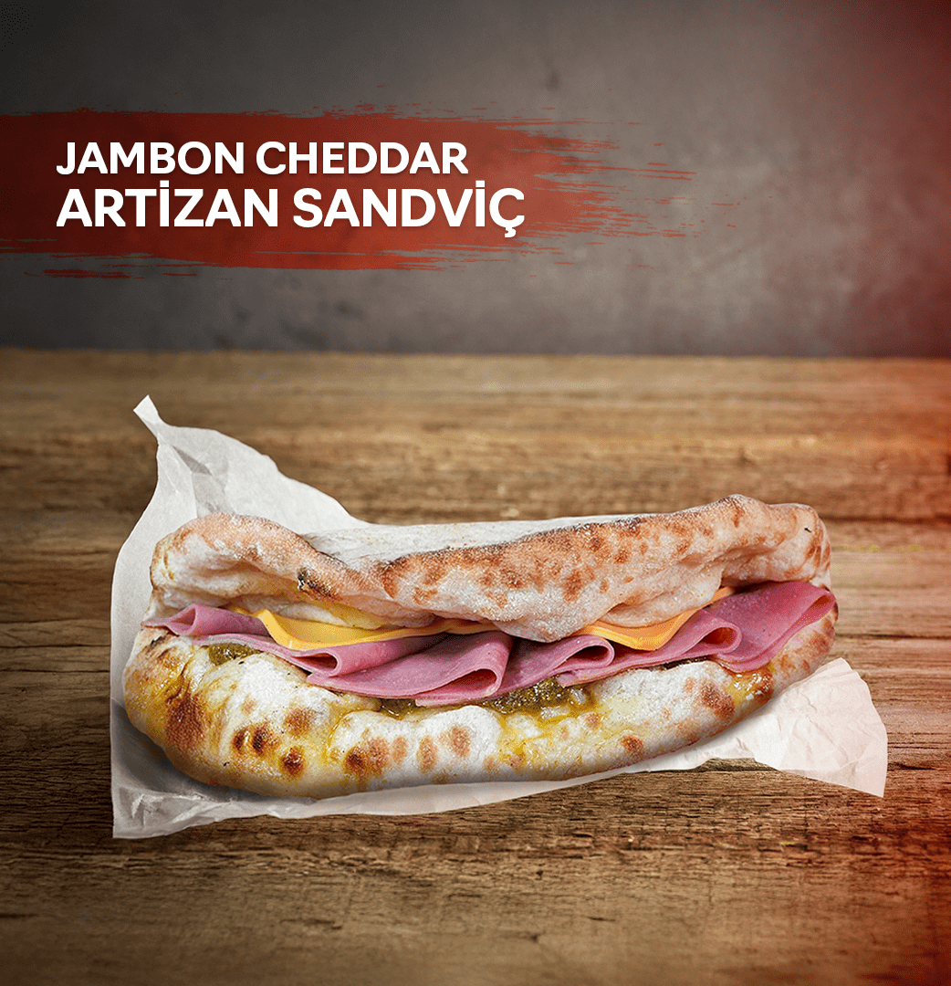 Artizan Jambon Cheddar Sandviç – 1 Kutu ( 16 Adet )