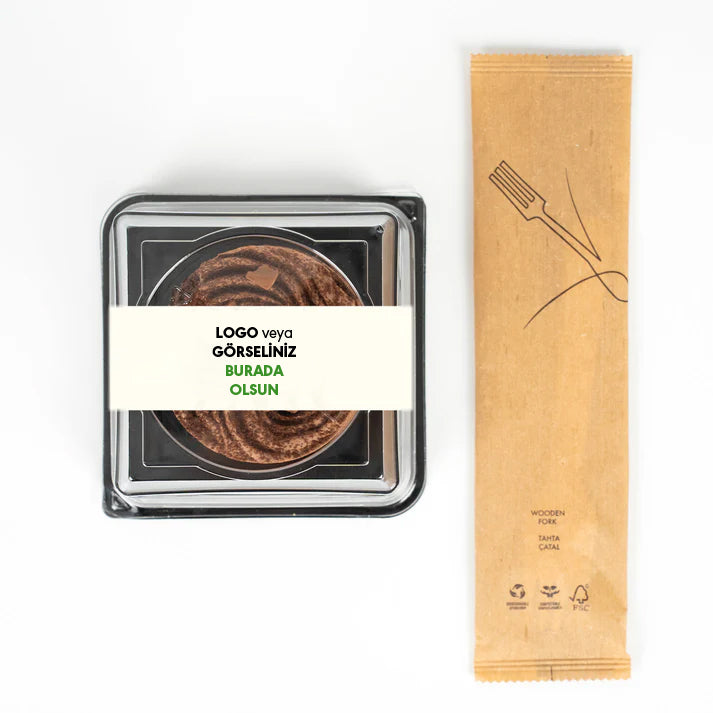 Çikolata Rüyası Pasta – Tek Kişilik Paket, Şirket İkramı, Happy Hour ve Etkinlikler için Özel Sunum