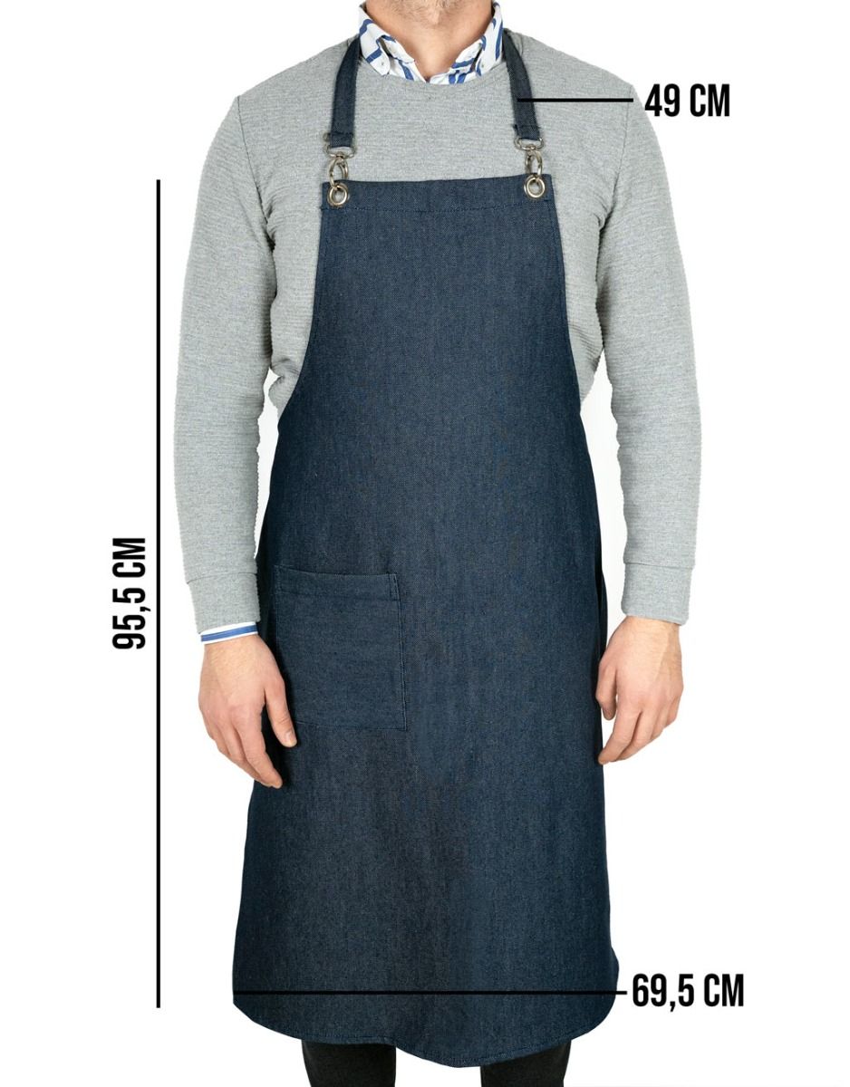 MasterChef Mutfak Önlüğü - Kot Kumaş