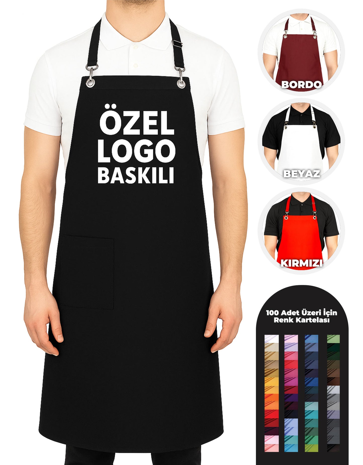 MasterChef Mutfak Önlüğü - Kırmızı