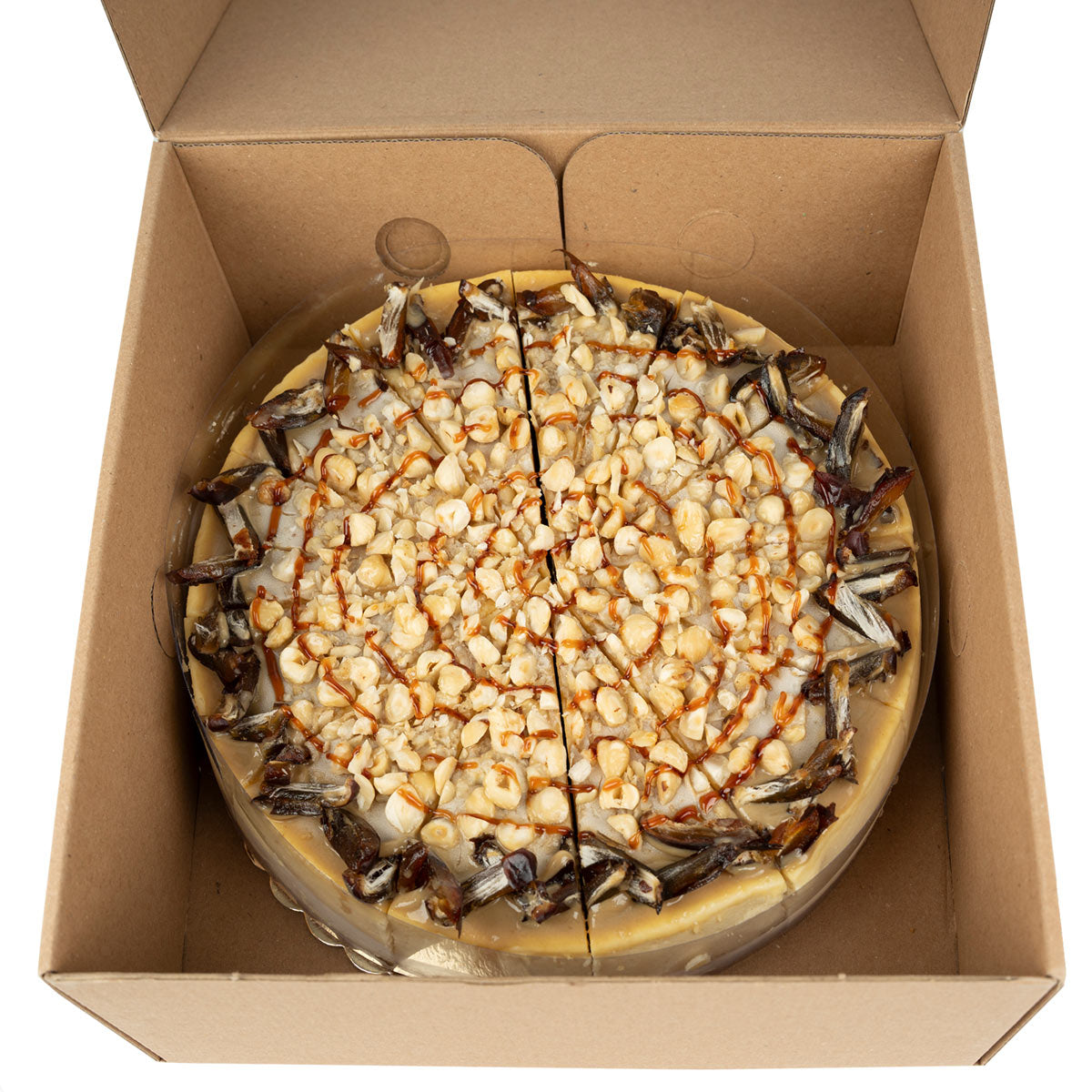 Ramazan Özel Tahin Soslu Hurma ve Fındıklı Cheesecake (12’li Kutu)