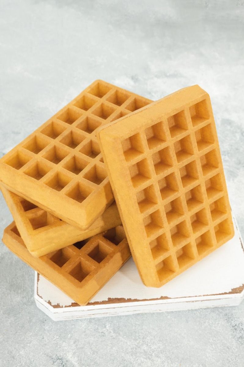 Kare Belçika Waffle – 1 Kutu ( 60 Adet )
