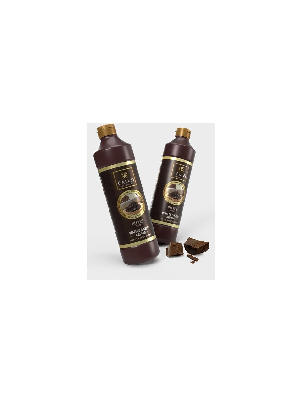 Bitter Şişe Çikolata Sosu – 1 Kutu (8 x 1 KG) | Waffle , Sos, Süsleme ve İç Dolgu