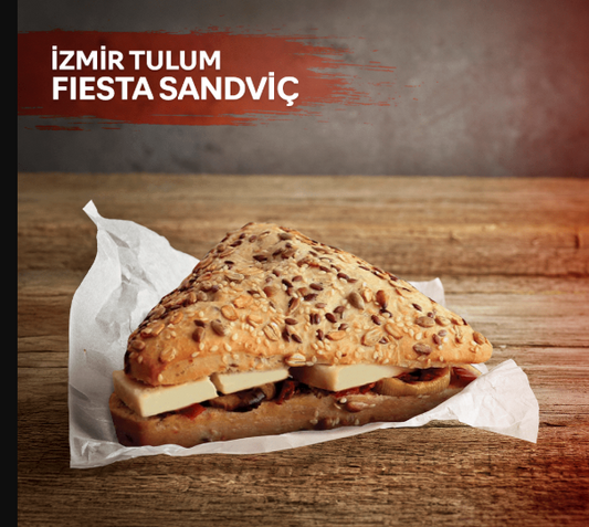 İzmir Tulum, Sebzeli Fiesta Sandviç  – 1 Kutu (  12 Adet )