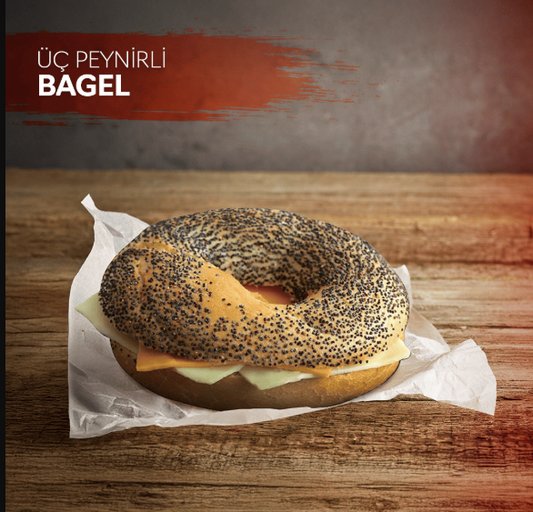 Üç Peynirli Bagel Sandviç  – 1 Kutu ( 16 Adet )