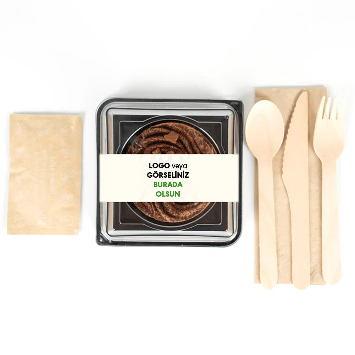 Çikolata Rüyası Pasta – Tek Kişilik Paket, Şirket İkramı, Happy Hour ve Etkinlikler için Özel Sunum