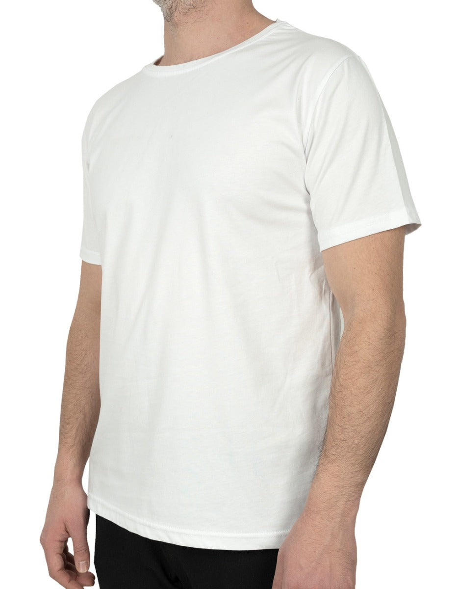 Basic T-shirt Beyaz - Baskılı