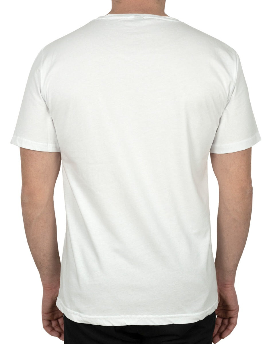 Basic T-shirt Beyaz - Baskılı