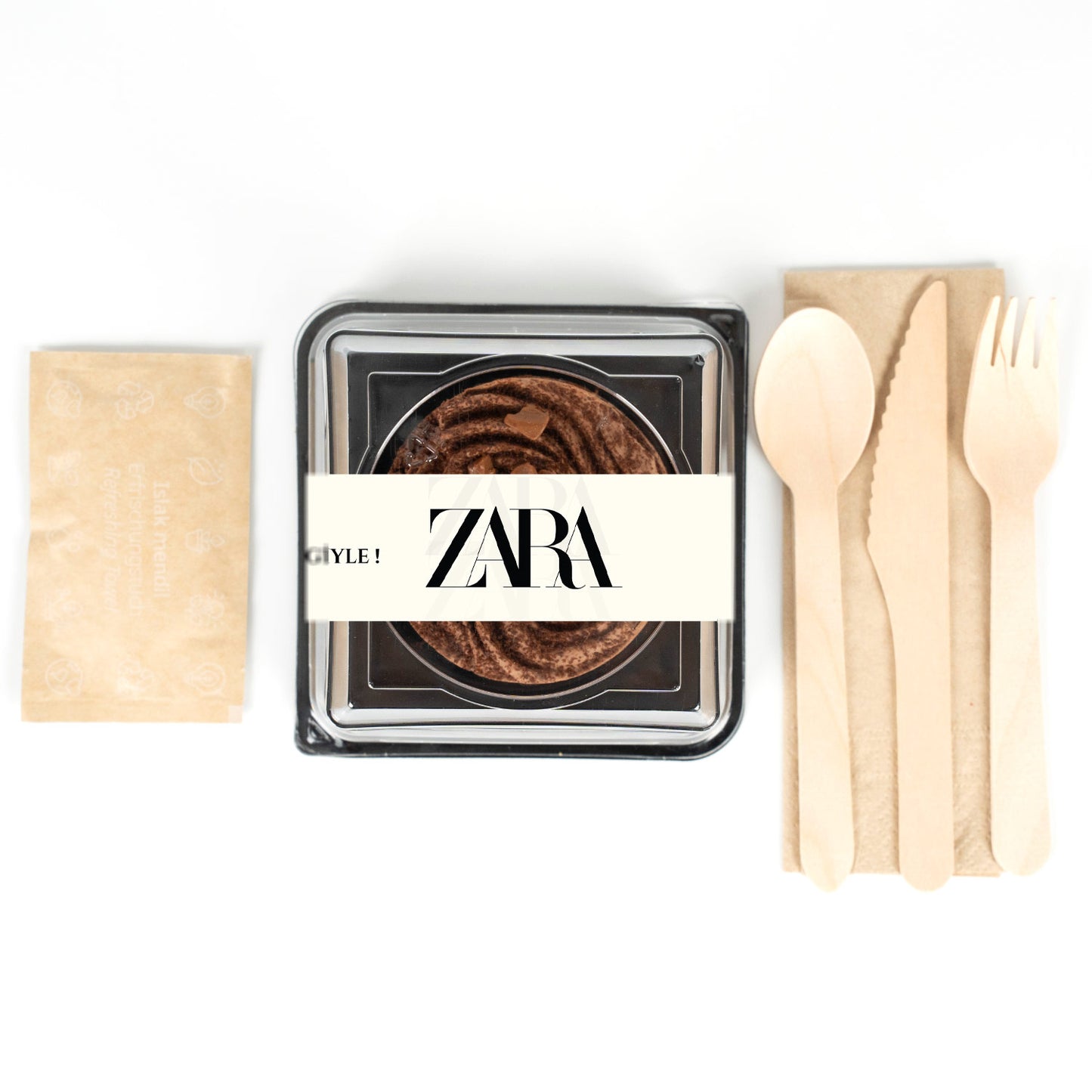 Çikolata Rüyası Pasta – Tek Kişilik Paket, Şirket İkramı, Happy Hour ve Etkinlikler için Özel Sunum