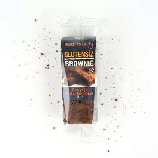 Çikolatalı Tereyağlı Brownie Glutensiz – 50 g (24 Adet / Kutu)
