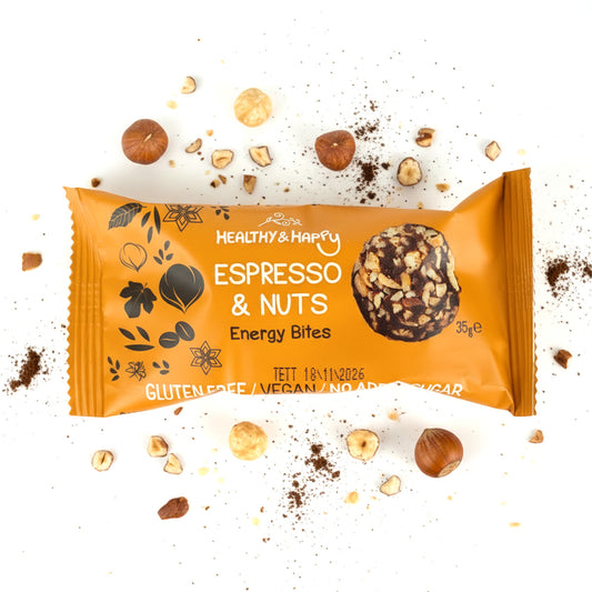 Espresso & Fındık Enerji Topu Glutensiz  – 35 g (20 Adet / Kutu)