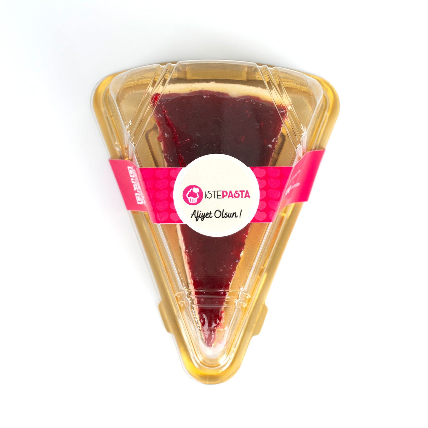 Frambuazlı Cheesecake – Tek Kişilik Paket, Şirket İkramı, Happy Hour ve Etkinlikler için Özel Sunum