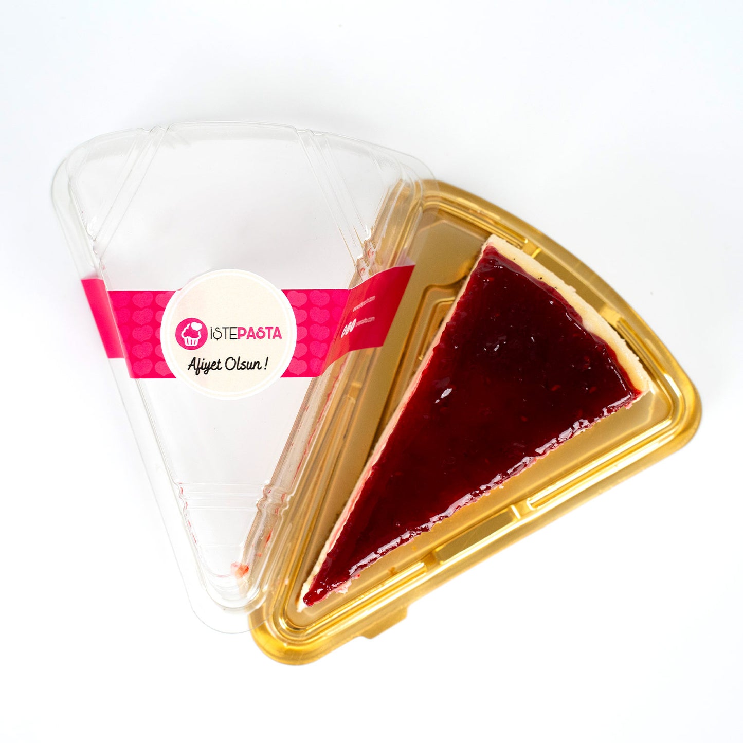 Frambuazlı Cheesecake – Tek Kişilik Paket, Şirket İkramı, Happy Hour ve Etkinlikler için Özel Sunum