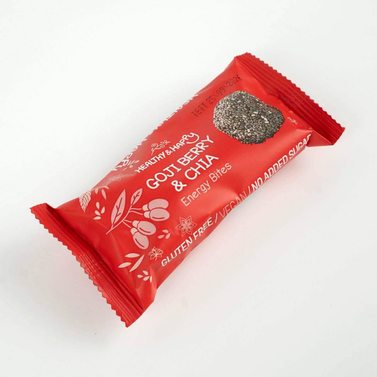 Gojiberry & Chia Enerji Topu Glutensiz – 35 g (20 Adet / Kutu)