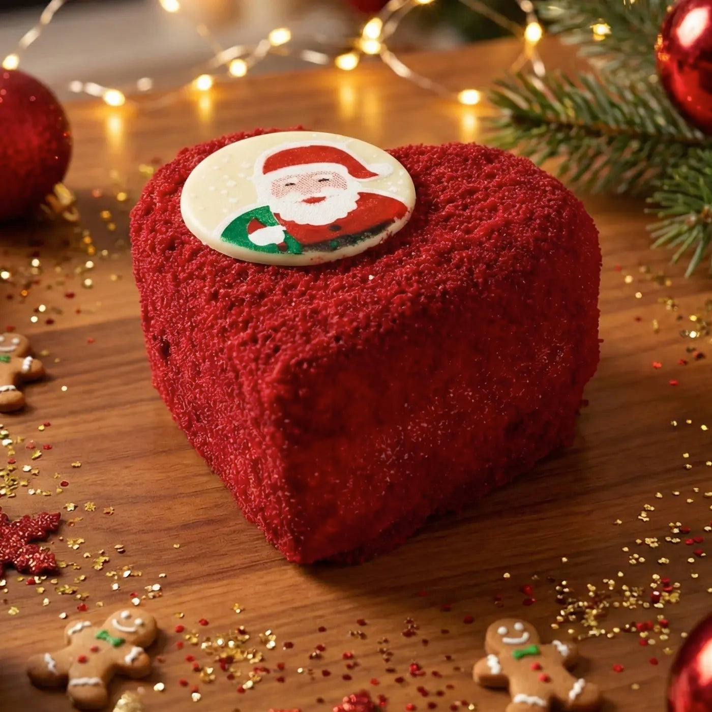 Yılbaşı Özel Kalpli Mono Pasta – 1 Kutu (  9 Adet )