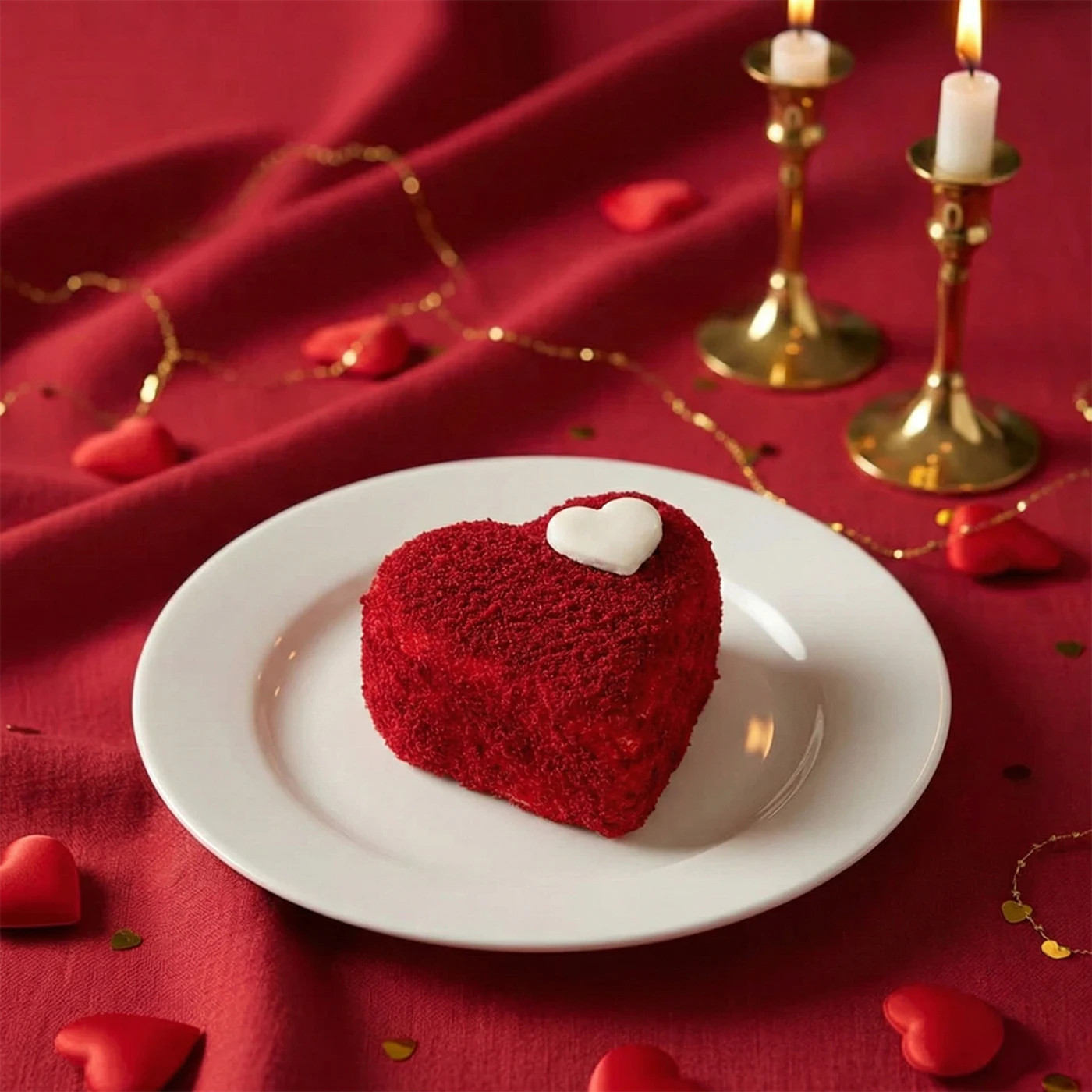 Kalpli Mono Pasta - Sevgililer Günü