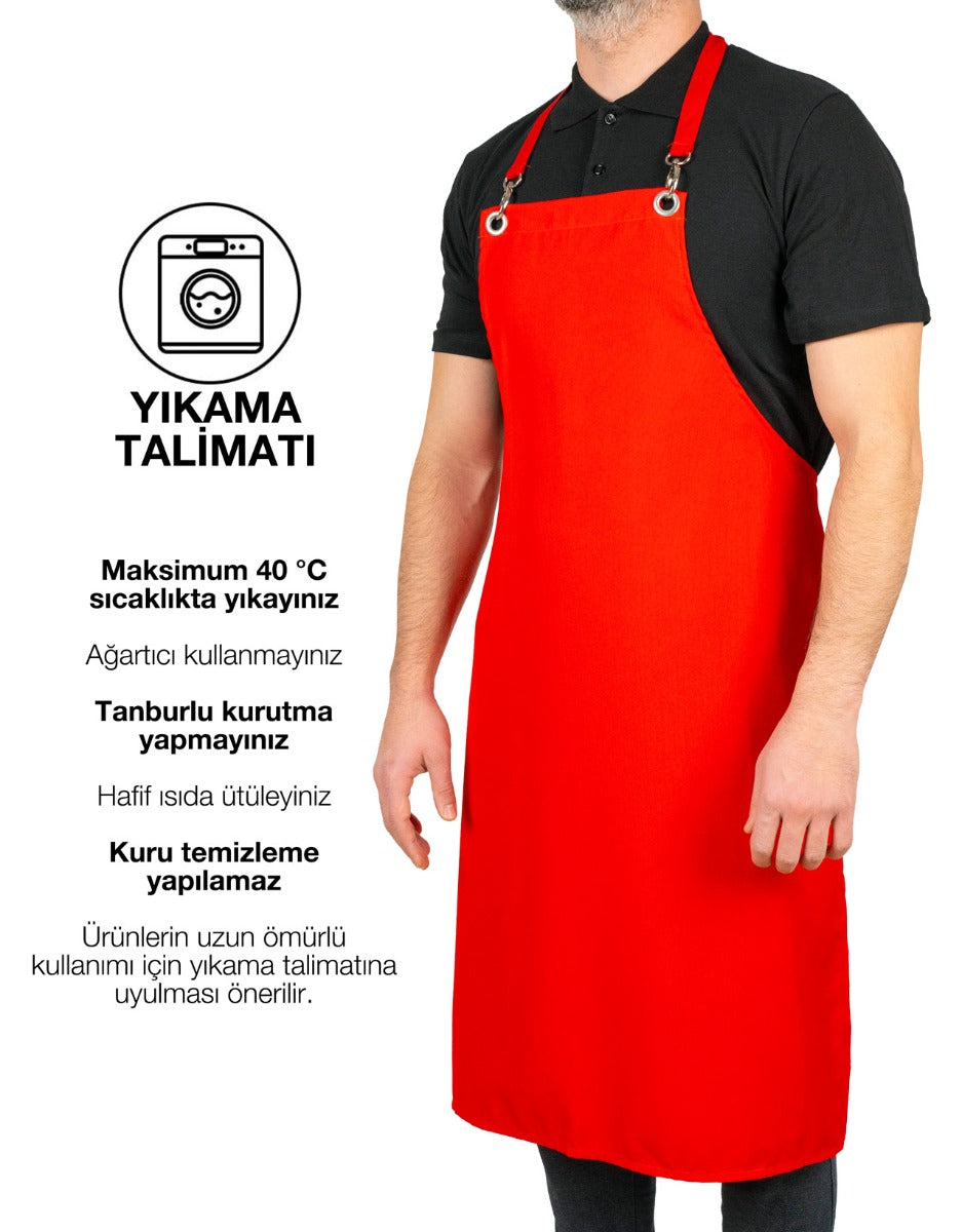 MasterChef Mutfak Önlüğü - Kırmızı