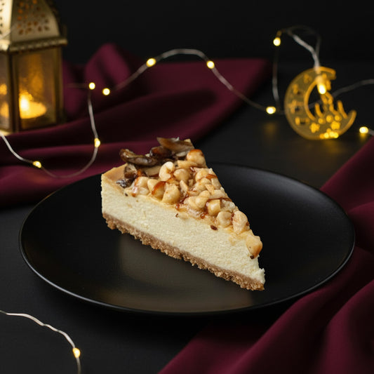 Ramazan Özel Tahin Soslu Hurma ve Fındıklı Cheesecake (12’li Kutu)