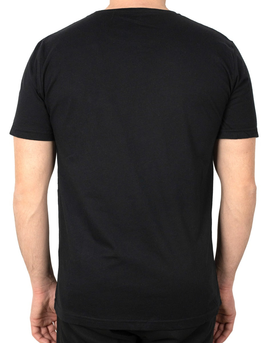 Basic T-shirt Siyah - Baskılı