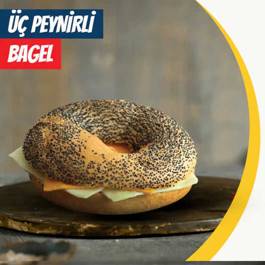 Üç Peynirli Bagel Sandviç  – 1 Kutu ( 16 Adet )